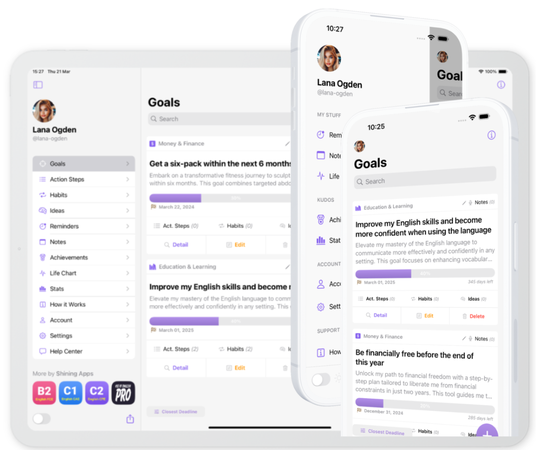 Lightmydream - Goal Planner