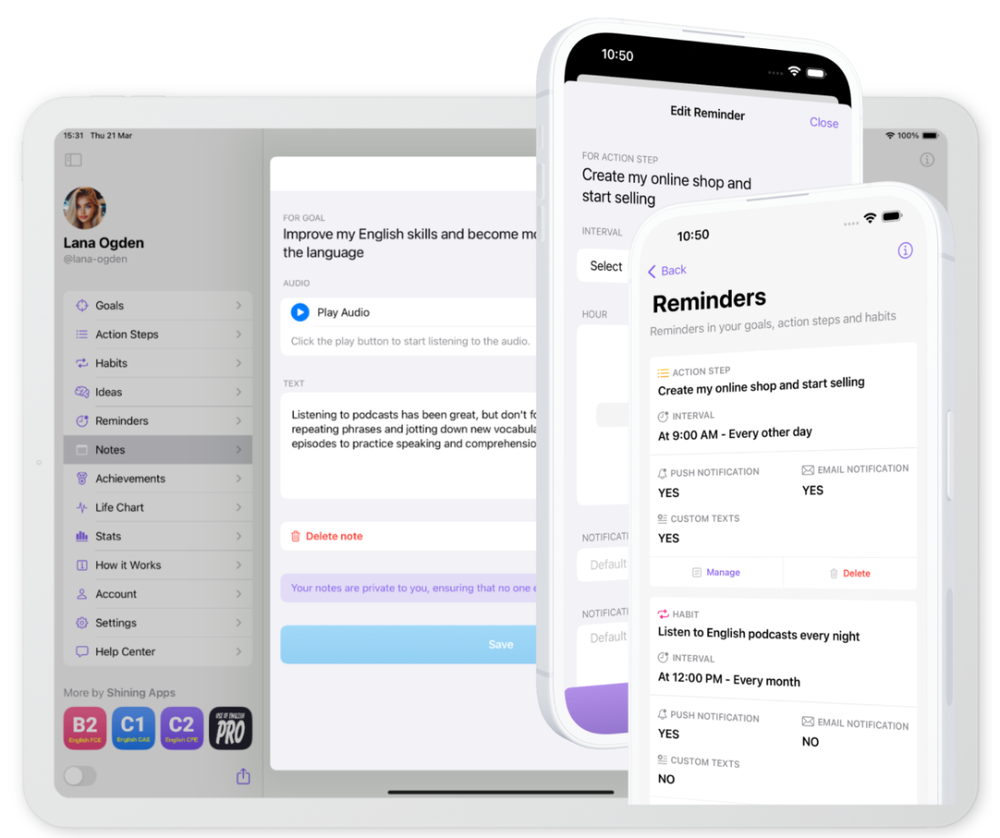 Lightmydream - Goal Planner